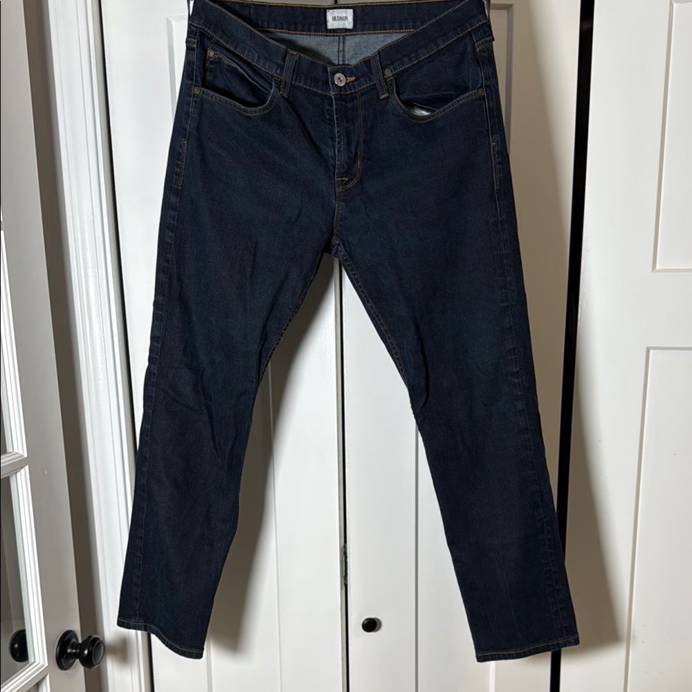 Hudson Jeans Blue Straight Classic Style 34 in